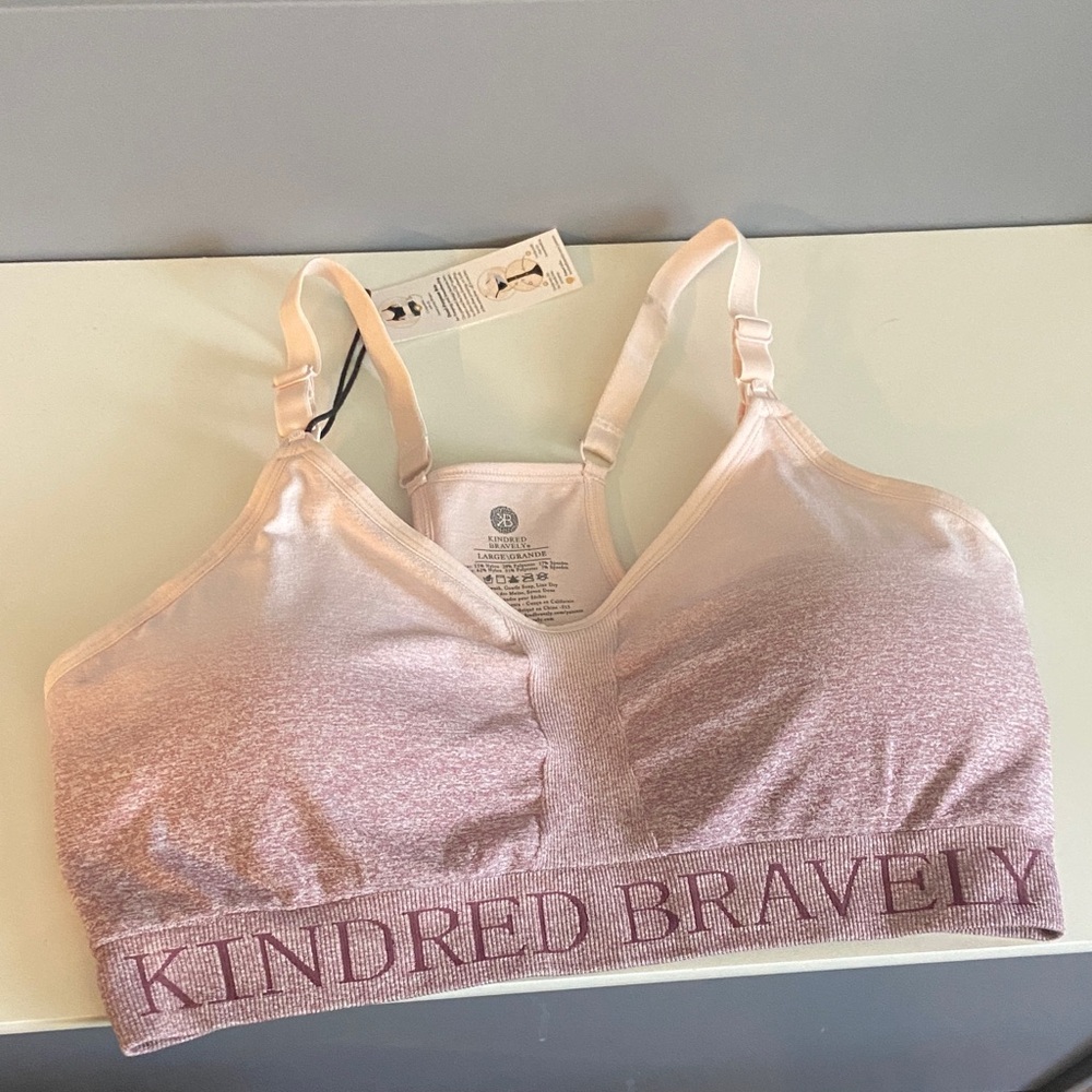 Kindred Bravely Light Pink Nursing Bra